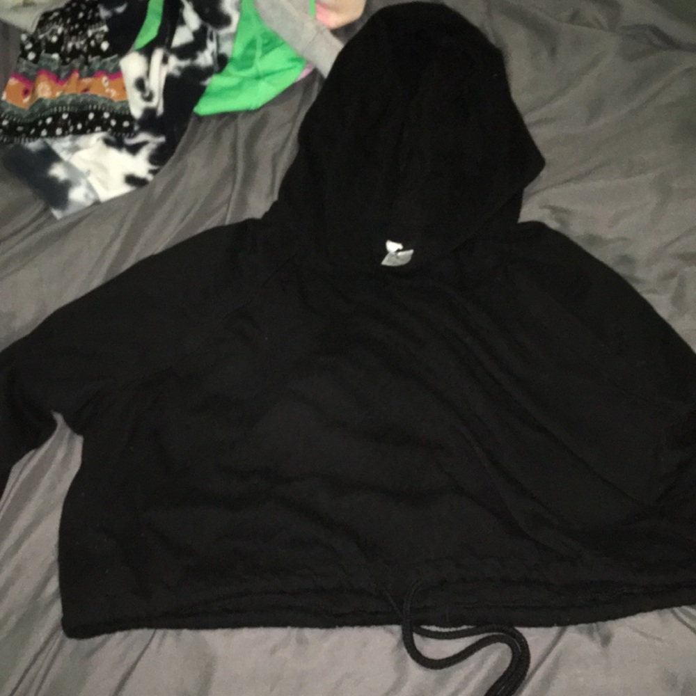 black hoodie